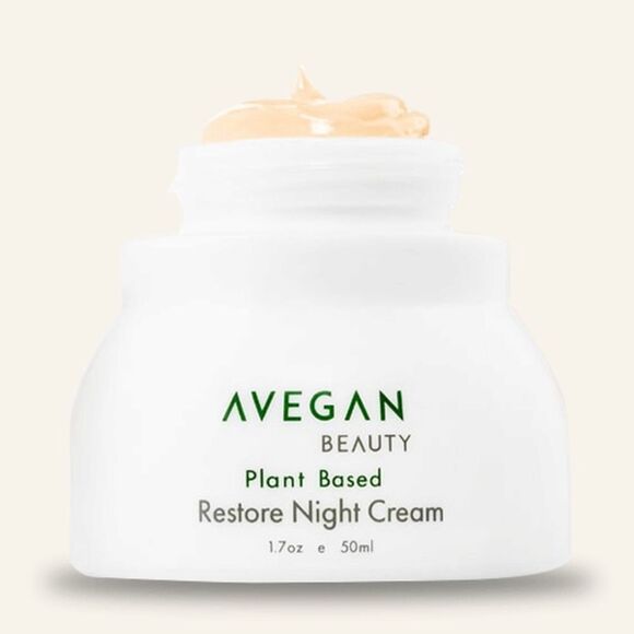 NWT AVegan Beauty Plant Based Restore Night Cream - Picture 1 of 7
